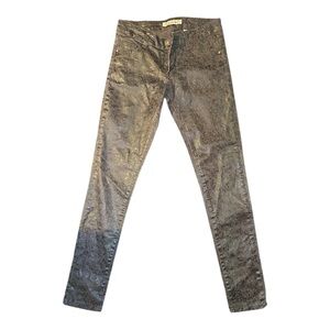 Women's Metallic Skinny Jeans